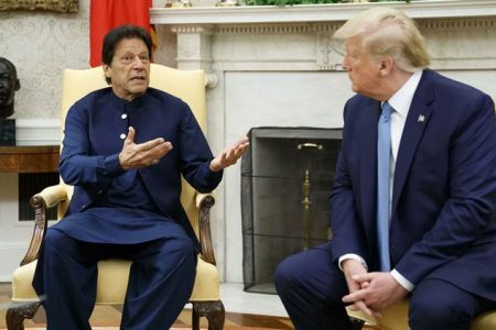 Conversation Between Imran Khan and Donald Trump