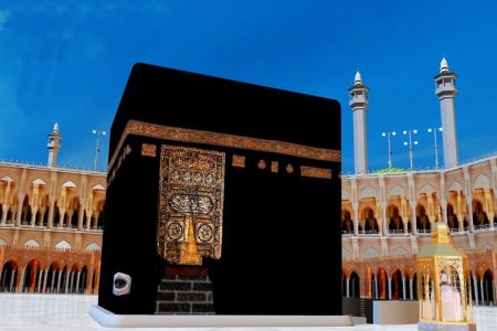 غلاف کعبہ تبدیل کرنے کی روح پرور تقریب