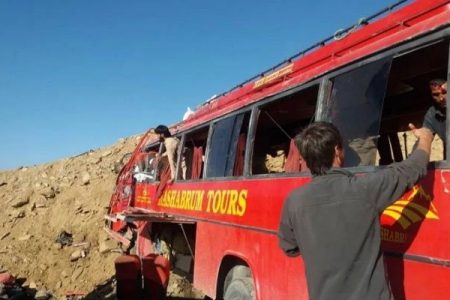 26 people were killed when a passenger bus rammed into a mountain in Babusar Pass