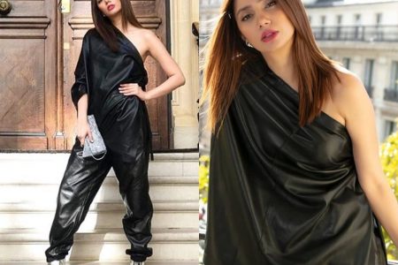 پیرس کی سڑکوں پر ماہرہ کے دلکش انداز